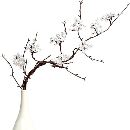 CAKEEYUM Ramas de Flor de Cerezo, 34, 3 Pulgadas, Flores de Cerezo realistas con Tallos de Ramas largas, Flor de Artificial, fácil de Usar, decoración de de para Fiestas en casa, d