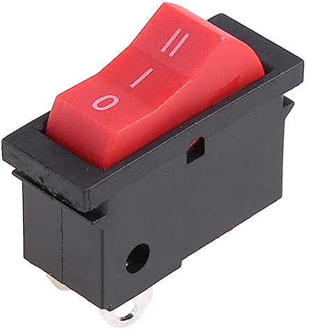 XFUYI Accesorios para Interruptor de secador de Pelo Interruptor basculante de 3 Posiciones ON F Interruptor de Barco Interruptor de Palanca para soplador de Pelo de Alta Potencia Metal