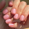 SXVME 48 Pcs Baby Pink Press on Nails Short Square Acrylic False Nails Short Coffin Natural Fake Nail Set Elegant Solid Color Full Cover Glossy Gel Stick on Nails for Women Daily Wear