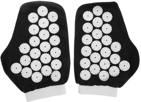 Akupressur Massagehandschuhe FüR Komfortables Massieren HandmassagegeräT Mit Nadelspitzen FüR Zuhause Fitness Und BüRo Ergonomisches Design Tragbar Und Leicht