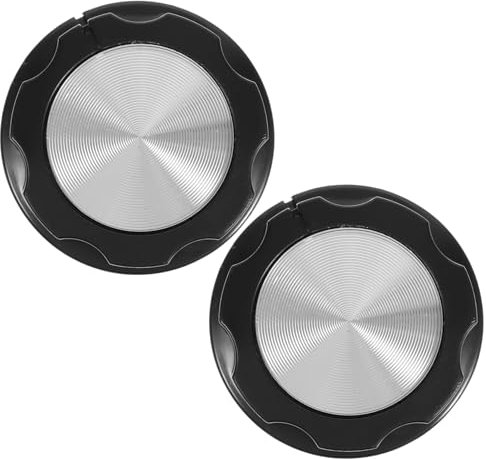 KONTONTY 2pièces Lot De Boutons De Minuterie Pour Four Autocuiseur Friteuse à Air De Commande De Remplacement Adapté à Utilisation Cuisine à