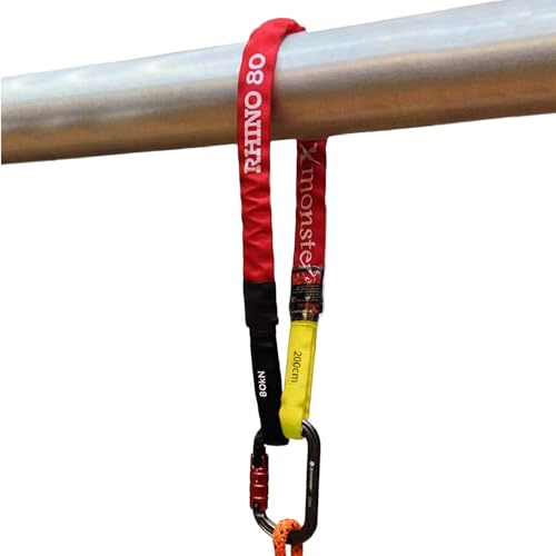 X MONSTER Xmonster Rhino 80 UHMWPE strop High Strength Anchor Sling Synthetic Rigging Line Winch Extensions line