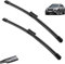 Coche Escobilla Limpiaparabrisas para Hyundai Tucson 2020-2023 Juego de Parabrisas Escobillas Parabrisas Ventana Cepillo de Lluvia