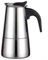 Bebykilemi Stainless Steel Moka Pot Espresso Coffee Maker With Safety Pressure Valve For Gas Induction Stovetop(100ML)