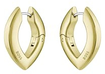 BOSS Damen-Ohrringe mit Scharnier, Edelstahl, goldfarben | Fiora-Kollektion, SKU: 1580823
