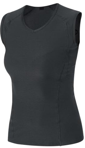 GOREWEAR M Damen Base Layer Shirt Ärmellos, Black, XS