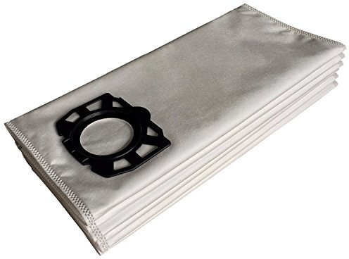 REYEE 6 paquetes para el reemplazo de las bolsas del filtro del paño grueso y suave de Karcher para las aspiradoras mojadas y secas WD4, WD5, WD5/P MV4, MV5, MV6