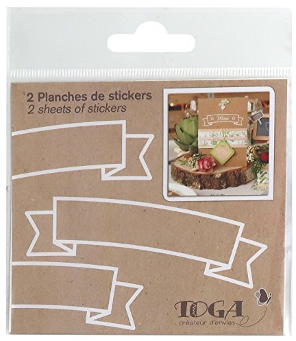DRAEGER PARIS 1886 D.I.Y with Toga 2 Stück Sticker Set, Papier, Mehrfarbig, 10 x 10 x 0,1 cm