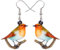 NEWEI Acryl Süß Robin Vogel Ohrringe Mode Schmuck Tropfen Baumeln Charms für Damen Mädchen Kinder Geschenk (Gelb)