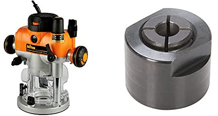 Triton 330165/TRA001 Défonceuse de précision bi-mode 2400 W & trc006 Routeur Collet 6 mm
