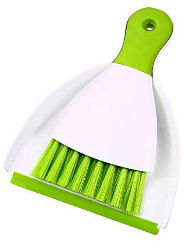 Balacoo Mini Ensemble Pelle à Poussière et Balai, Cage pour Petits Animaux, Reptiles, Lapins, Cobayes, Hérissons, Hamsters et Autres Petits Animaux, Outil de Nettoyage