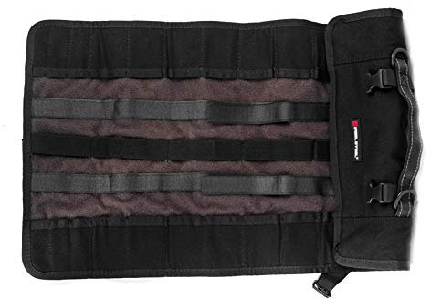 Real Steel Unisex - Adult EDC Roll Knife Storage Bag, Black, 14.7