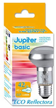 Jupiter Reflektorlampe Basic Eco 42 W R63 E27 CJ, Schwarz, Standard