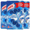 Harpic Active Fresh Toilet Rim Block Twin Pack, Atlantic Burst, Pack of 3, Anti-Limescale, Dirt Remover, Lasts up to 30 weeks and up to 1500 flushes, Toilet Cleaner, Toilet Freshener