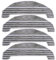 Lot de 4 Tampon de vadrouille de pièces de Rechange pour Proscenic M8 Pro pour Ultenic T10 Robot aspirateur