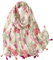 FAIRYGATE Damen Schal Bunt XXL Schal Damen Tücher mit Quasten Schals für Frauen Große Halstuch Frauen Tuch Stola für Abendkleid Zeremonie Geschenk Mama 66008