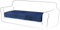 TIANSHU Velvet Stretch Kissenbezug Sofakissen Schonbezug Möbelschutz Sofa Sitzbezug für Couch 1-teilige Velvet Kissenbezüge für 3 Sitzer (3 Sitzer, Navy blau)