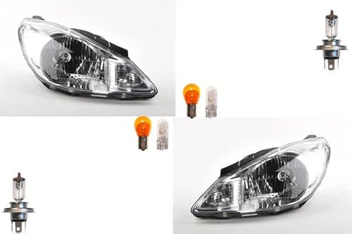 Johns, passend für Hyundai i10 Scheinwerfer 01/08-01/11 + Leuchtmitt. Set links, rechts