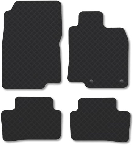 Renault Kadjar (2015-2022) 3mm Rubber Car Mats | Tailored Fit Durable Floor Mats Full Coverage Protection Waterproof Accessories Easy Clean Anti Slip Made in the UK