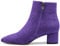 Castamere Donna Chunky Blocco Basso Gattini Tacco Heel Chiusa a Punta Stivaletti Slip-on Cerniera Ufficio Classico Dress Stivali Viola 38 EU