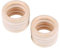 Voarge 10 Stück Holzring, Holzring Hölzern für Basteln DIY Handwerk Ring, für zu Hause DIY Kunst Herstellung Urlaub Dekoration, Baby Spielzeug, Das Ideal Baby Geschenk(50mm)