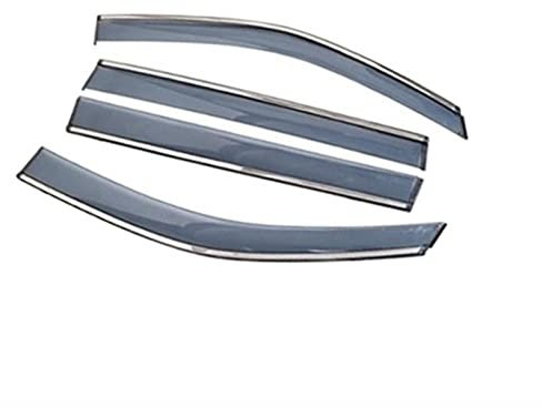 Nonuin Deflectores Coche para Mercedes para Benz Clase E W211 2002-2008, Visera De Ventana De Plástico, Parasoles, Deflector De Lluvia Y Sol, 4 Unids/Set