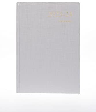 Collins Essentials Schülerkalender 2023–24, A5, Tagesansicht, Jahresmitte, Terminplaner, Schule, Hochschule oder Universität, Juli 2023 bis Juli 2024, Silber, ESSA51M.48–2324 10