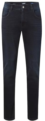 PIONEER AUTHENTIC JEANS Herren Jeans Rando | Männer Hose | Regular fit | Blue Denim/Washed Washed | Blue/Black Used Mustache 6806 | 32W - 32L