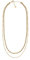 SKAGEN - Collier multirang Merete en acier inoxydable doré, pour femme, SKJ1860710