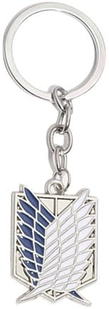 acsewater Attack on Titan Halskette Unisex Anime Schmuck Anhänger Trendy Hip Hop Halskette Anime Fan Halskette Wings of Freedom Halskette