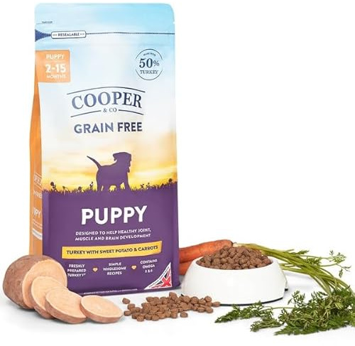 Cooper & Co Puppy Turkey with Sweet Potato and Carrots For Dogs 1.5kg