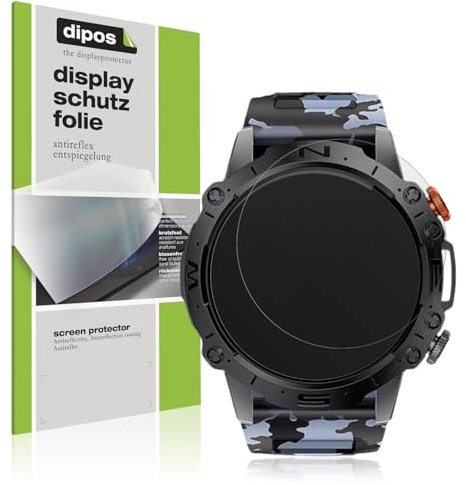 dipos I 6x Schutzfolie matt kompatibel mit Lige 1.43 Zoll Smartwatch Folie Displayschutzfolie, Ultra-Dünn, Entspiegelt, Case-Friendly