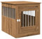 vidaXL Meuble de Cage pour Chiens chêne Artisanal 64,5x80x71 cm, chenil, abri pour Chien, Cage pour Animaux de Compagnie, Cage de Chien