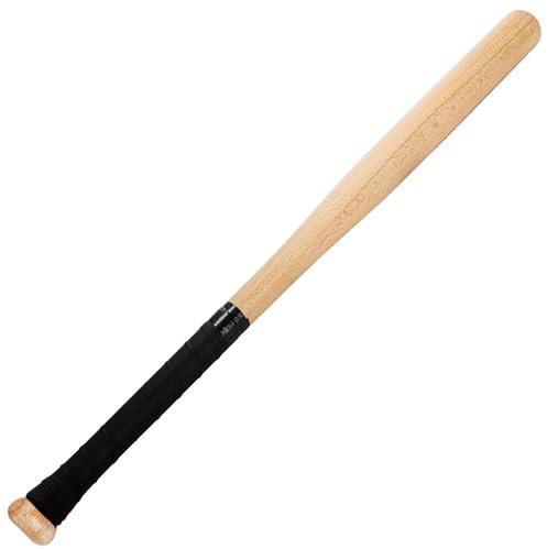 Tebery Wooden Baseball Bat Solid, 29 Inch Softball Bat for Practice, Home Self Defense Bat for Car, Outdoors Protection
