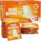 Everlasting Heat Hand Warmers 8 Pairs (16 Warmers) - Up to 10 Hours of Long Lasting Warmth and Hot Hands - Easy Air Activation for Hands, Body and Feet - TSA Approved