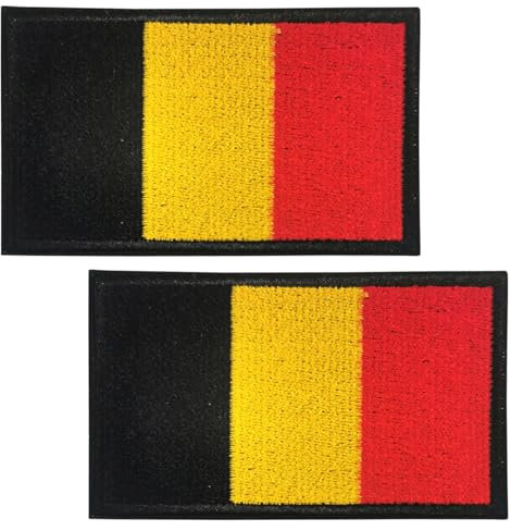 2 Tedesco Emblema Nazionale Termoadesiva Cucibile Ricamata Toppa, Bandiera Della Germania, Toppe Per Bandiera Tedesca Dell'Esercito Tedesco, Termoadesiva Cucibile Ricamata Toppa, Stemmi Da Cucire