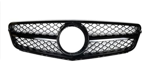 Kühlergrill-Set für Mercedes Benz W204 2008–2014, C280, C230, C300, C350, glänzendes Schwarz