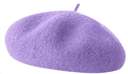 Wool Berets for Women - Classic French Beret Hats for Women and Kids, Solid Color Artist Style