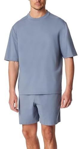 Schiesser Herren Schlafanzug kurz Rundhals - Nightwear Set