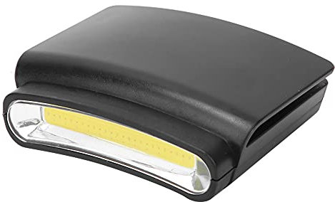 DriKou Head Light,Plastic LED Portable Headlamp Cap Clip Hat Brim Mini Head Light Outdoor Lighting Lamp for Camping Fishing Hiking