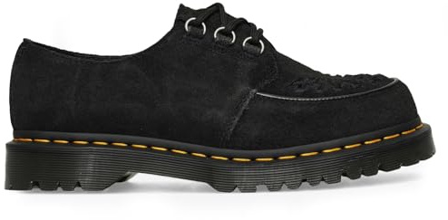 Dr. Martens Unisex Ramsey Suede Black Shoes 6 UK
