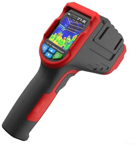 Termocamera a infrarossi, risoluzione 320 x 240, display LCD da 8 GB, misurazione della temperatura da -10 a 400 ℃ per professionisti dell'ispezione e della manutenzione degli edifici