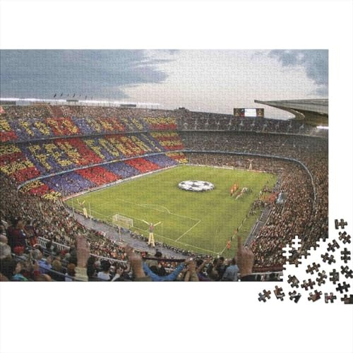 Fußballstadion Publikum Puzzle Spiel Recycelter Karton Lebendig Detailliert Knobelspaß Für Kinder Lehrreiche Spiele Nachhaltig Premium 70x50cm/1000 Teile