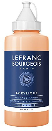 Lefranc Bourgeois Acrylique Fine Bouteille 750ml Ocre Rose