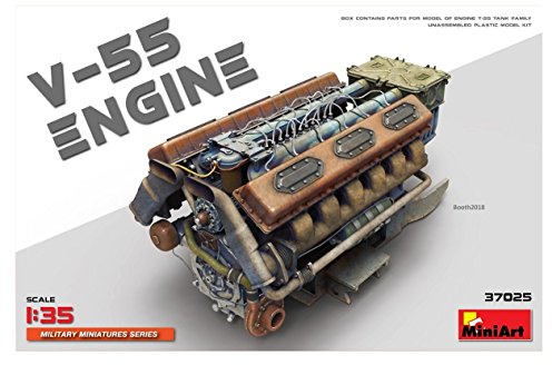 MiniArt 37025 V-55 Engine Model Making Accessories, Various
