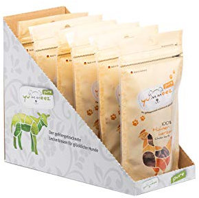 Yummeez Pure Hühnerherzen, gefriergetrockneter Hundesnack/ Hundeleckerli, 6er Pack (6 x 35 g)