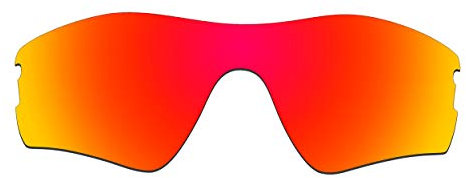 HKUCO Verstärken Ersatz-Brillengläser für Oakley Radar Pitch Sonnenbrille Rot Polarisiert