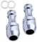 Heavy Chrome Cord Pull Handle with Rubber Ring Weighted Cord Ends for Bathroom Light Switch, Pack of 2