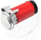 YIYIDA Luftkompressor Horn Luftpumpe Hupenkompressor Horn Air Pump 12V rot Motor Auto Horn Kompressor Kit Verchromter Hupenmotor Auto Horn Motor für alle 12V Air Horn LKW Auto Zug Boot Horn ect