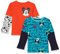 Amazon Essentials Disney | Marvel | Star Wars Boys' Long-Sleeve 2-in-1 T-Shirts, Pack of 2, Mickey, 10 Years